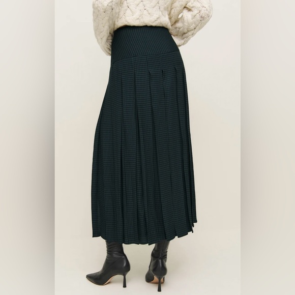 NWT Reformation Nancy Maxi Skirt in Dark Slate | Size 0 | New With Tags - Picture 2 of 12